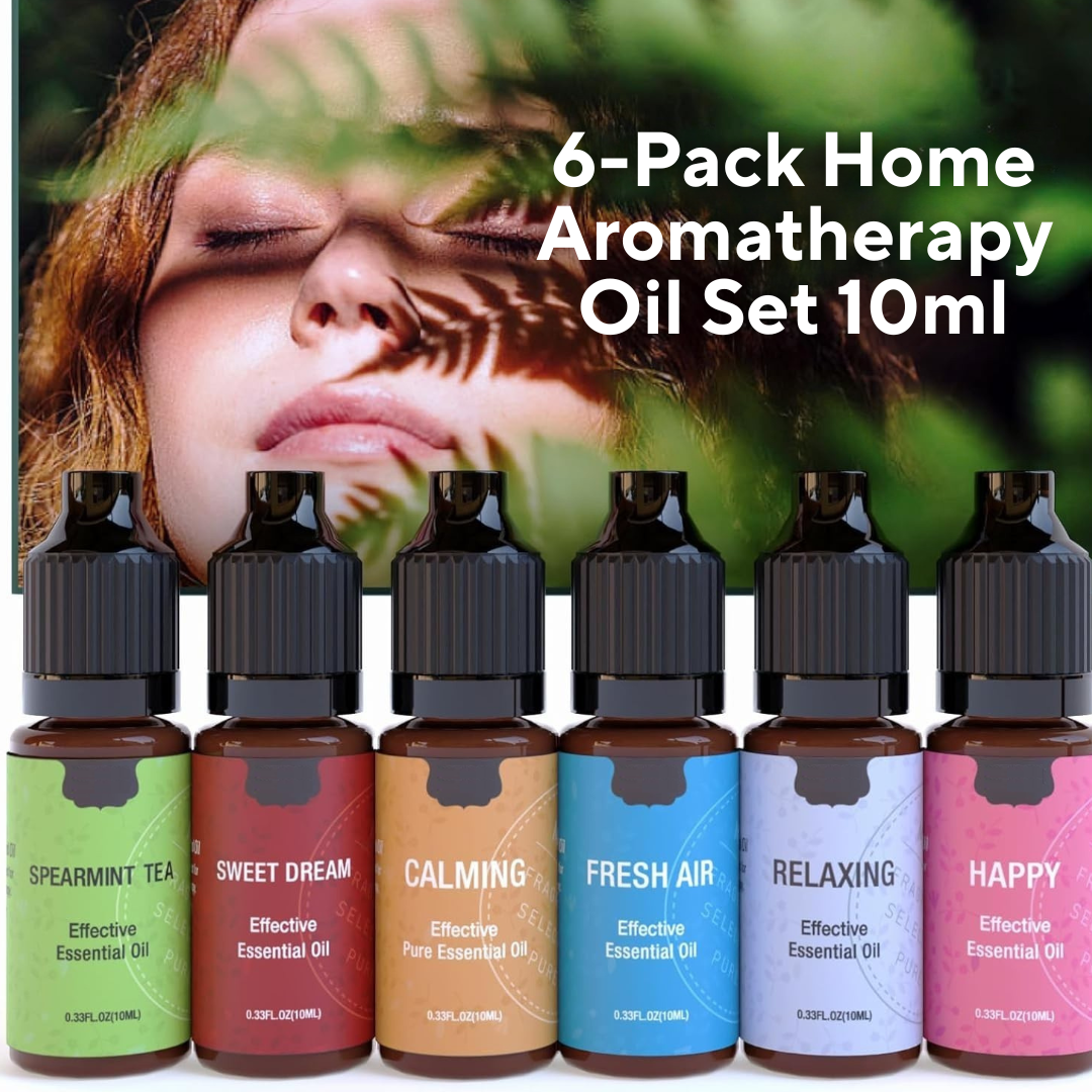 6-Pack Home Aromatherapy Oil Set 10ml