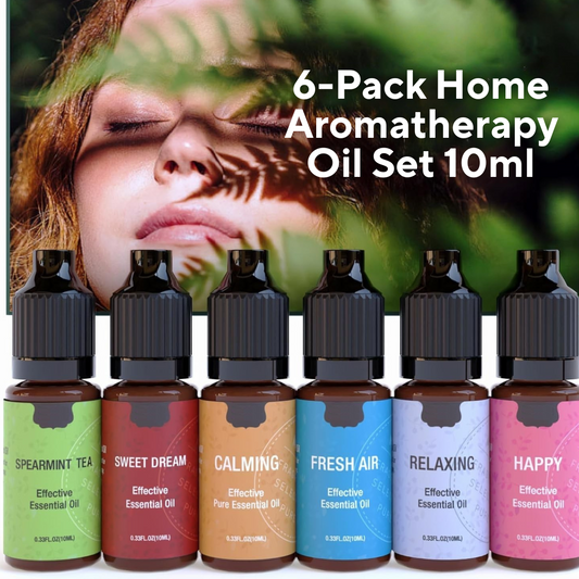 6-Pack Home Aromatherapy Oil Set 10ml